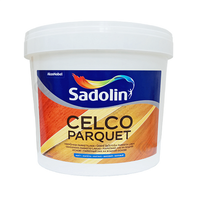 Лак для підлоги Sadolin Celco Parquet паркетний, матовий, безбарвний, 5 л 5181247 фото