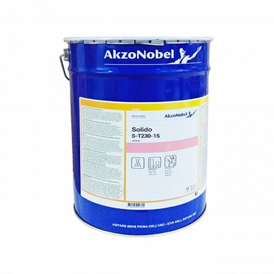 Лак полиуретановый паркетный двухкомпонентный AkzoNobel Solido S-T230-15, бесцветный, полуматовый, 5 л (2115715) 21157152 фото