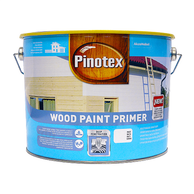 Фарба для дерева Pinotex Wood Paint Primer ґрунтувальна, біла, 10 л 5310612 фото