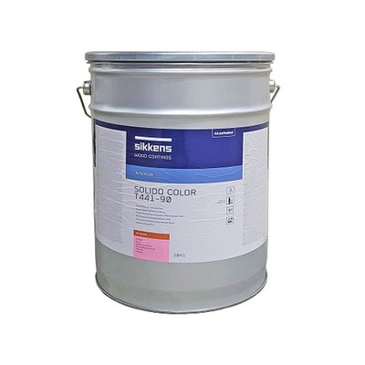 Поліуретанова фарба Sikkens Solido Color T441-90 двокомпонентна, біла, BW01, 20 кг 4419020 фото