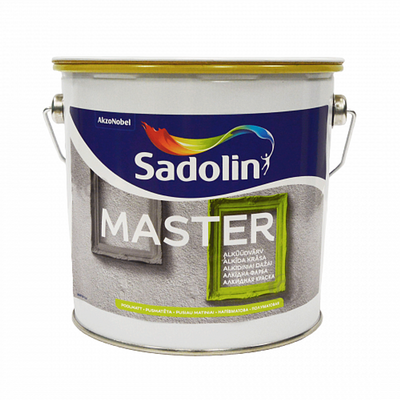 Алкідна фарба Sadolin Master 30 для дерева та металу, біла, BW, 2.5 л 5181235 фото