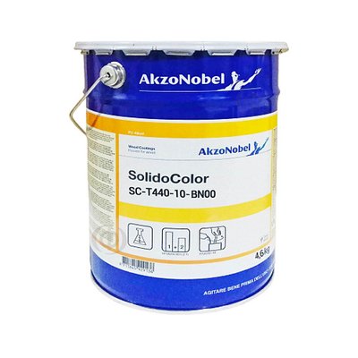 Полиуретановая краска AkzoNobel Solido Color SC-T440-10 двухкомпонентная, база BN00, матовая, 4.6 кг (SC-T440-10-BN00*Z2F) 4401000046 фото