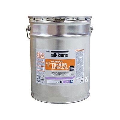 Фарба на водній основі Sikkens Rubbol Timber Special, безбарвна, BC, 18.6 л 5380555 фото