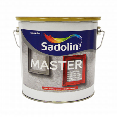 Алкідна фарба Sadolin Master 90 для дерава та металу, біла, BW, 2.5 л 5181240 фото