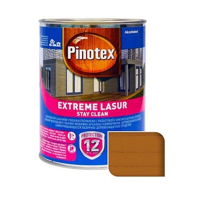 Просочення для дерева Pinotex Extreme Lasur самоочисне, орегон, 1 л 5748642 фото