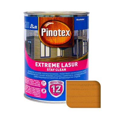 Просочення для дерева Pinotex Extreme Lasur самоочисне, калужниця, 1 л 5302329 фото