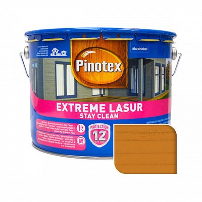 Просочення для дерева Pinotex Extreme Lasur самоочисне, калужниця, 10 л 5308748 фото